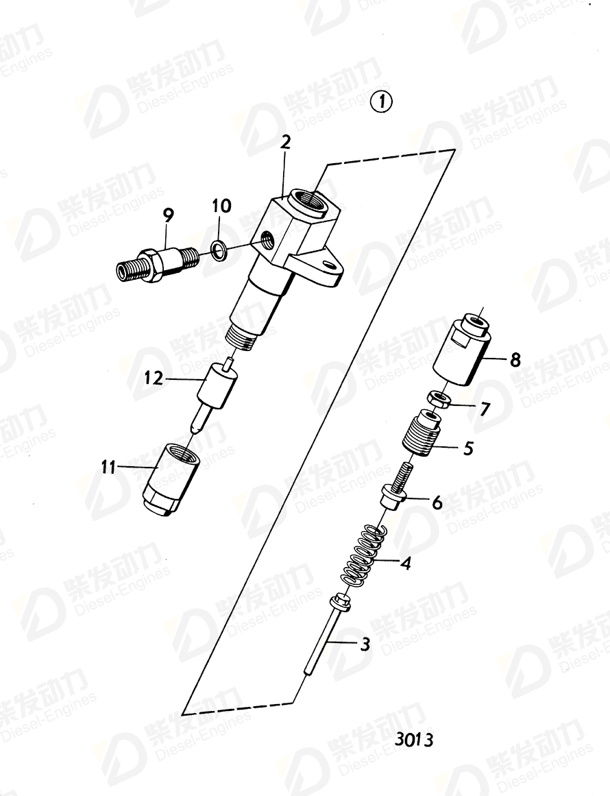 VOLVO Fitting nut 76758 Drawing